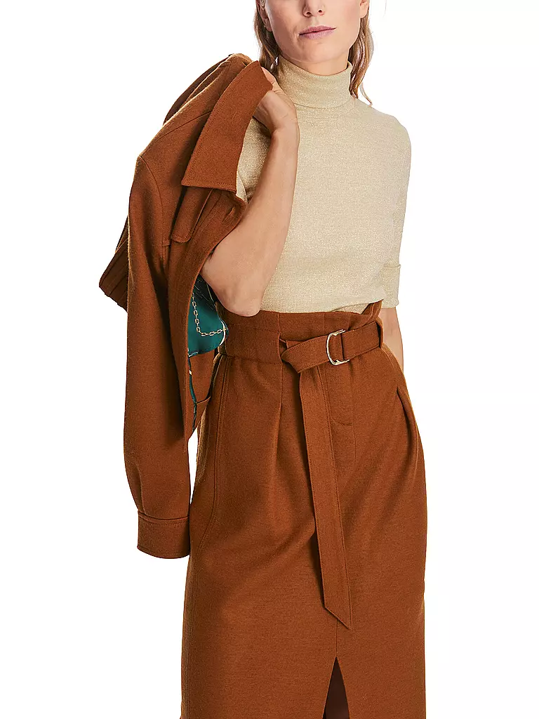 MARC CAIN Rollkragenshirt gold