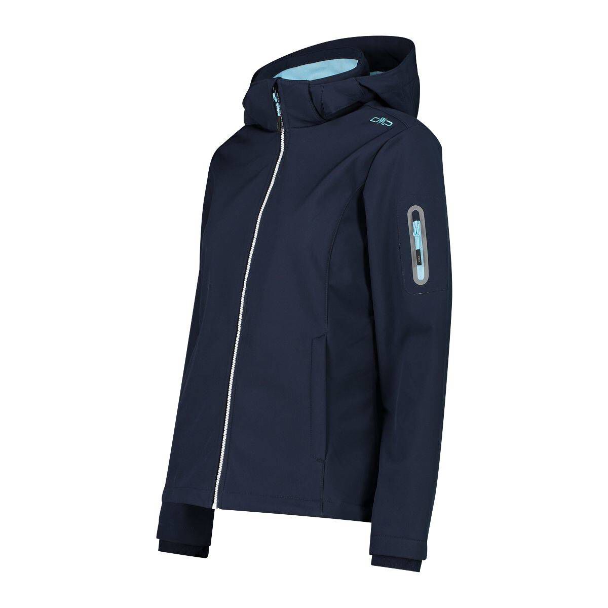 CMP| Damen Softshelljacke WOMAN JACKET ZIP HOOD