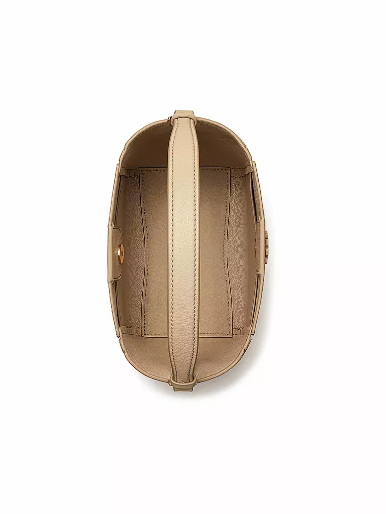 TORY BURCH Ledertasche - Bucket Bag MCGRAW beige