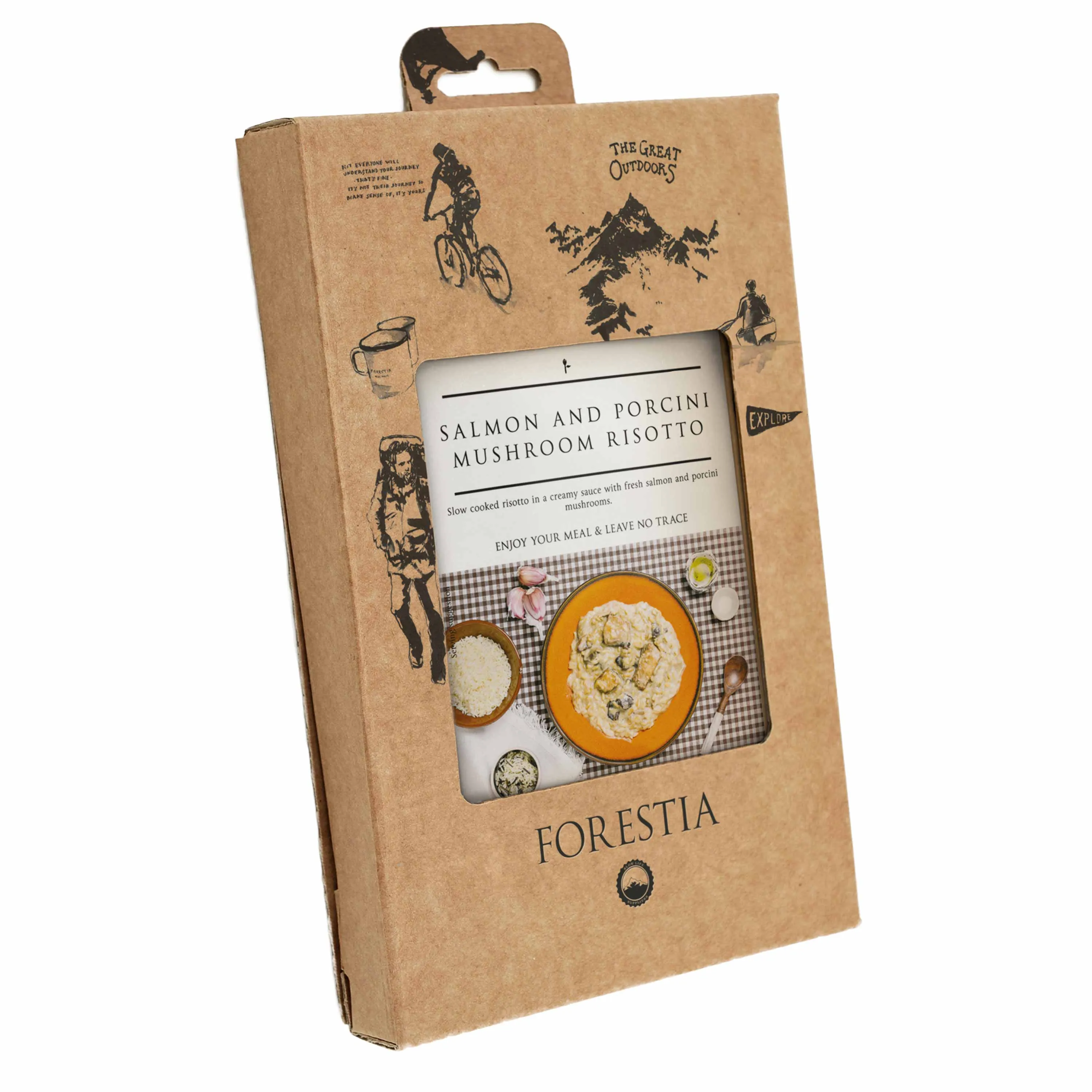 Forestia -  Lachs mit Steinpilzrisotto