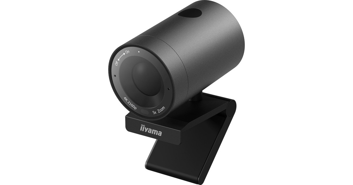 iiyamaUC-CAM10PRO-1 professionele 4K-webcam  (Zwart, USB Type-C)