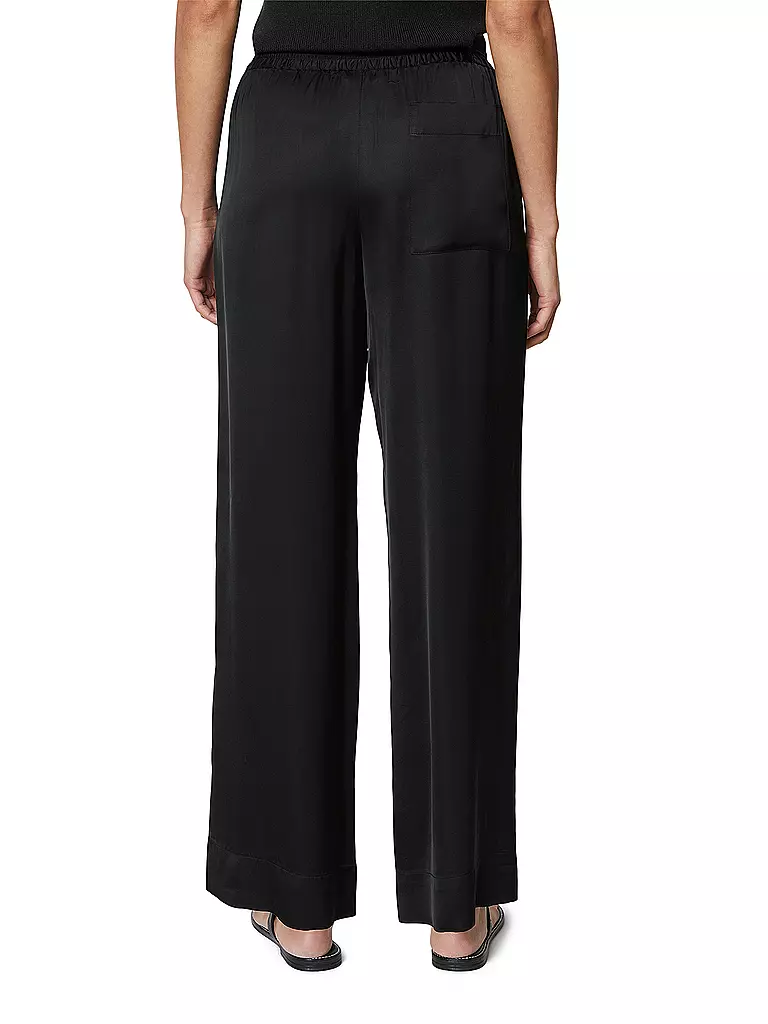 MARC O'POLO Marlenehose schwarz