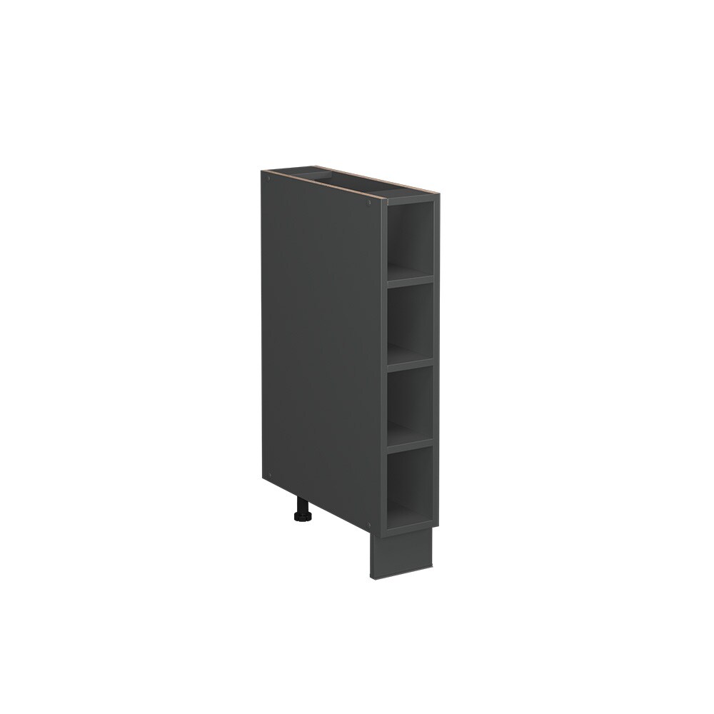 Vicco Regalunterschrank Küchenschrank Küchenmöbel Fame-Line Anthrazit 15 cm modern Küche Unterschrank Einbauküche Einlegeboden Küchenzeile Regal Aufbewahrung