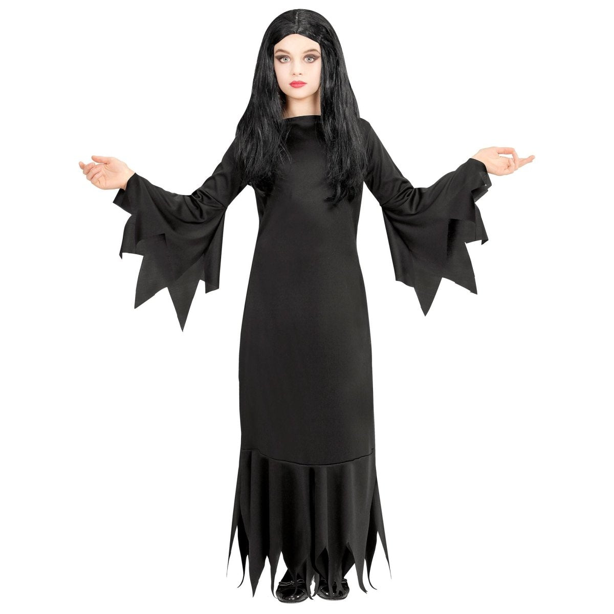 Halloween Jurk Zwart Meisje Mortisia
