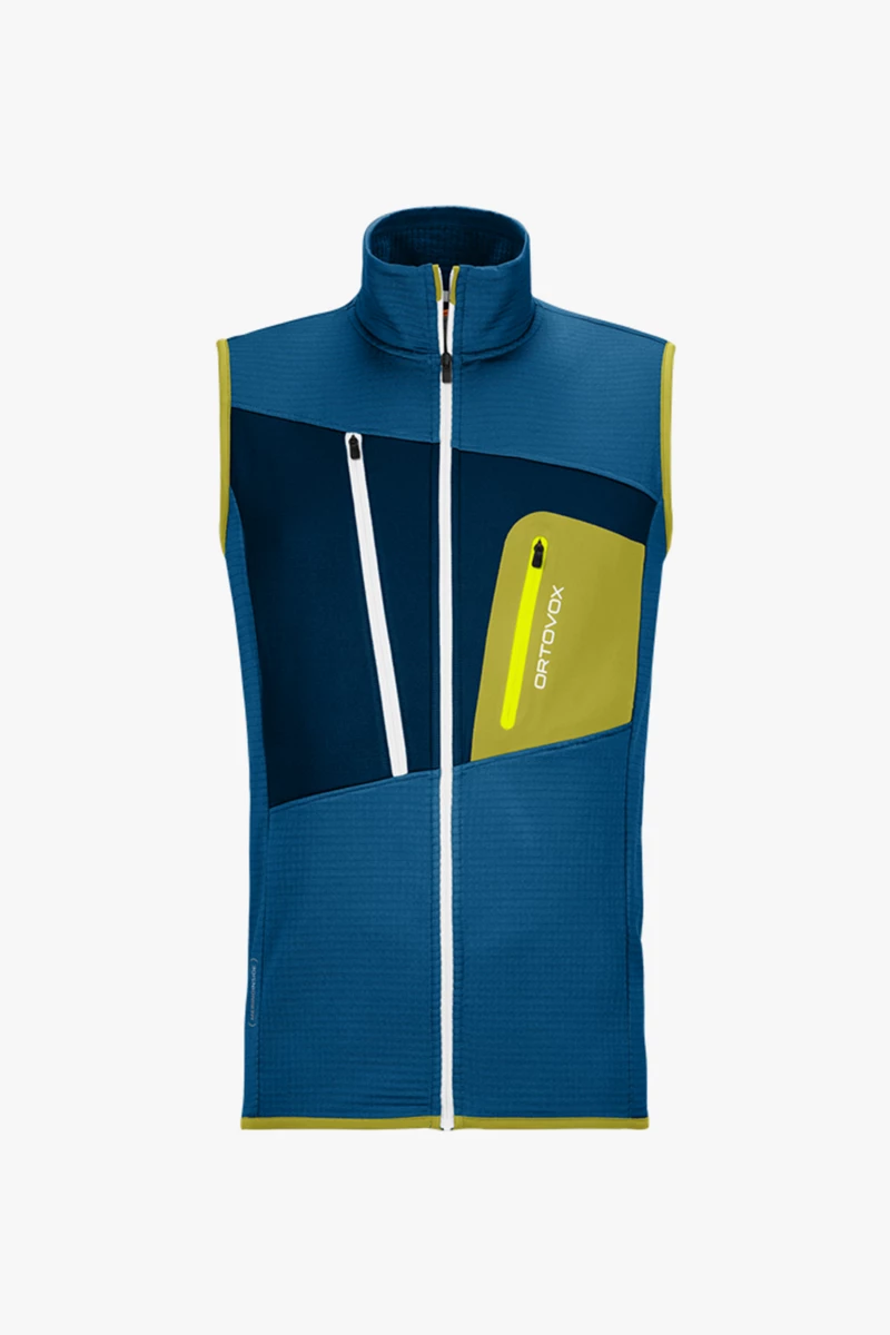Ortovox Fleece Grid Herren Gilet