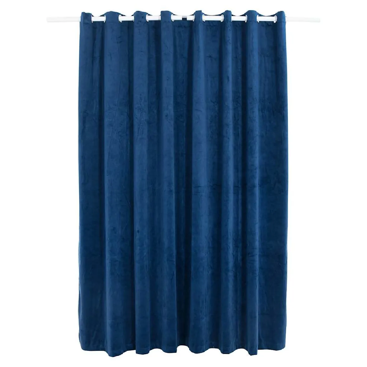 vidaXL Rideau en velours 290x245 cm Bleu foncé