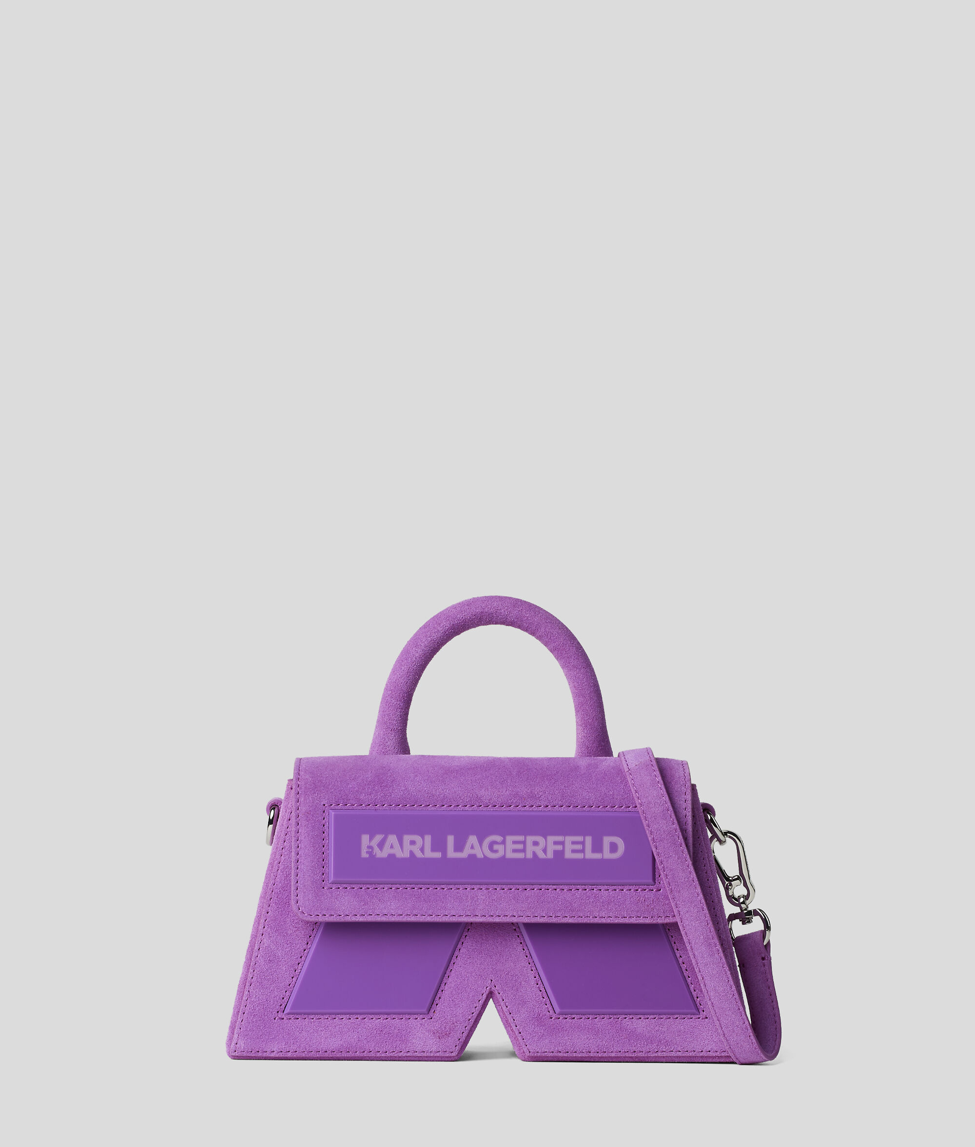 PETIT SAC BANDOULIÈRE EN DAIM IKON K