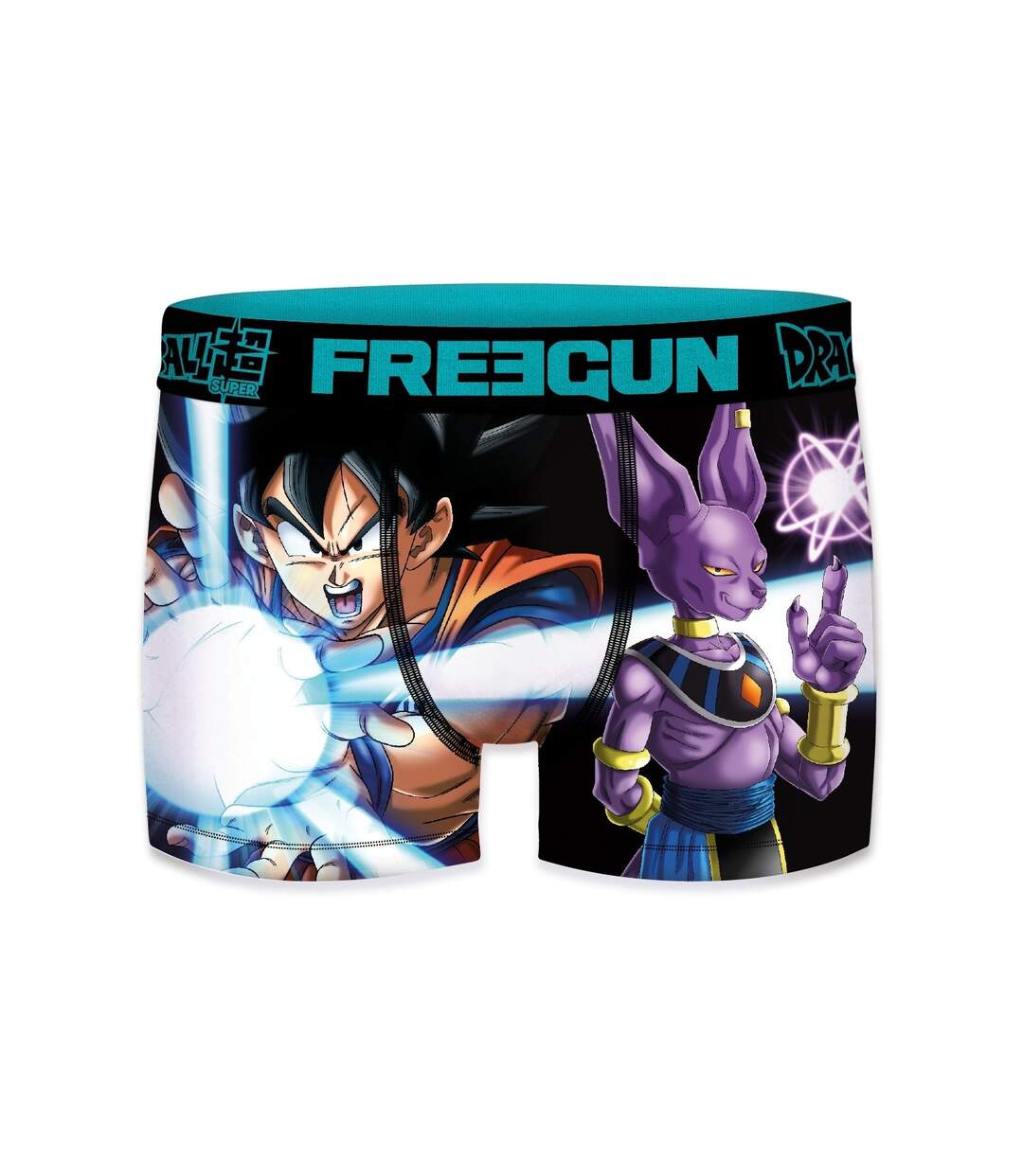Boxer Homme Sangoku, Vegeta, Beerus, Calecon Homme, DRAGON BALL SUPER, Agréable et Doux (Lot de 5)