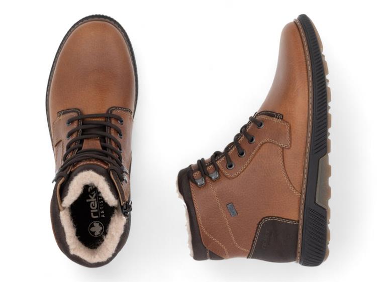 Rieker B3333 cognac/braun/moro