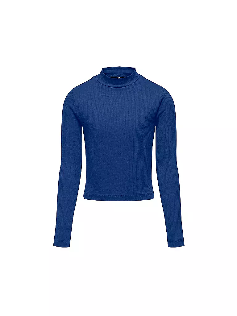 ONLY Mädchen Langarmshirt KOGLINEA  blau