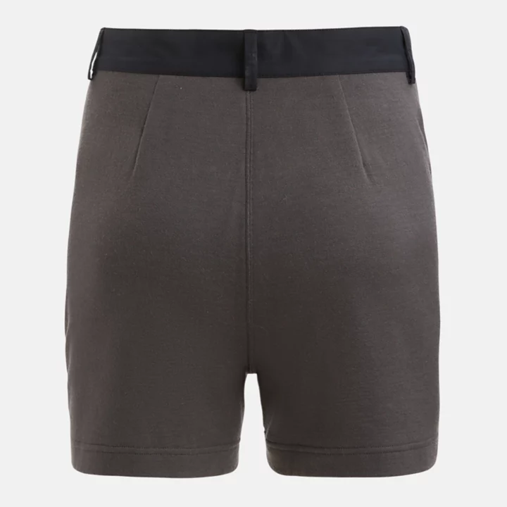 Shorts Timberland x Icebreaker Merino Terry Chino para Mulheres em Cinza Escuro