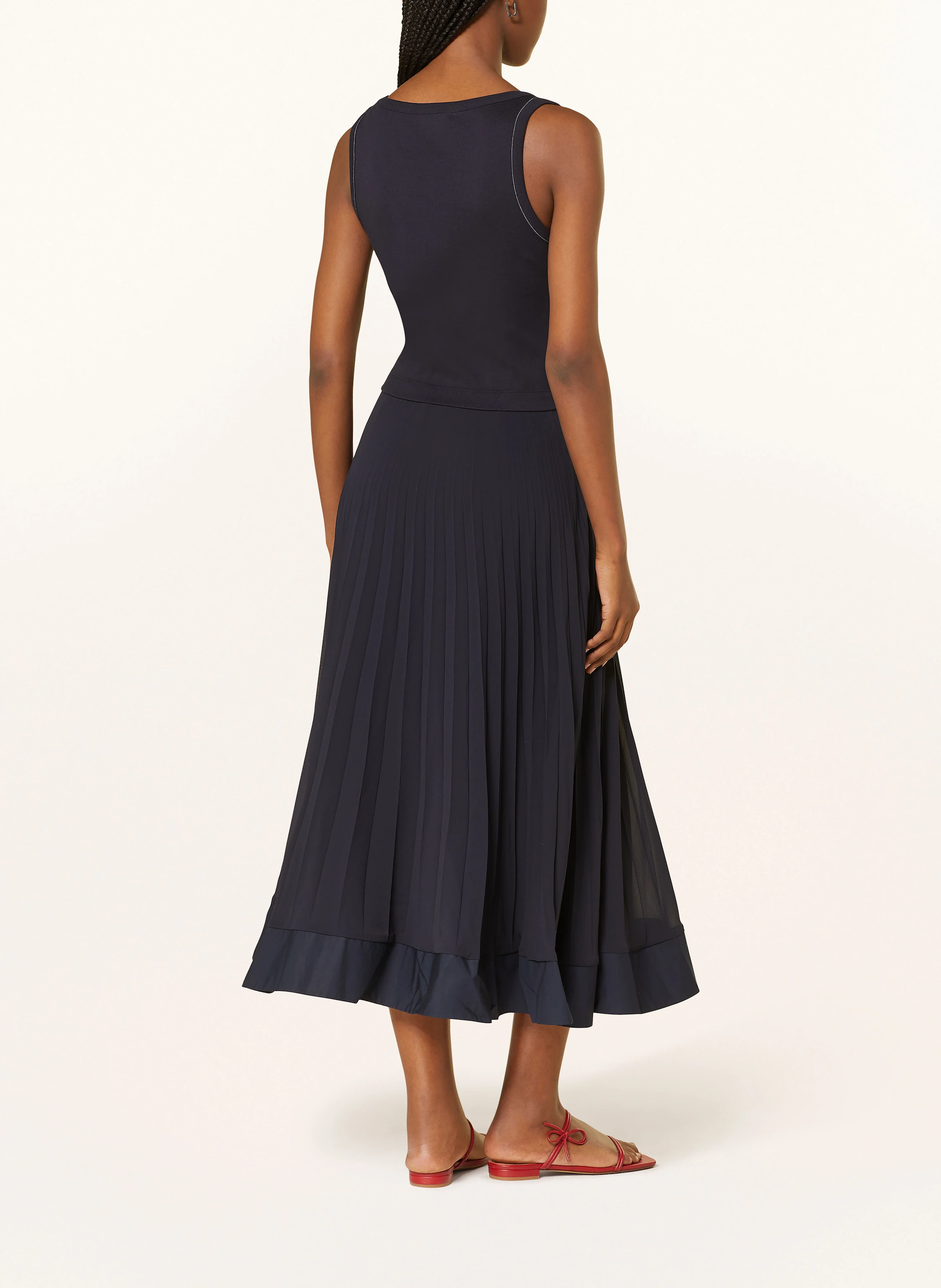 CLAUDIE PIERLOT Kleid mit Plissees