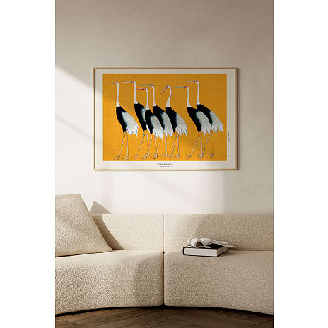 Japanese Red Crown Crane - 70x100 cm