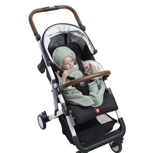 Babynomade® double polaire vert sauge / blanc - BEABA