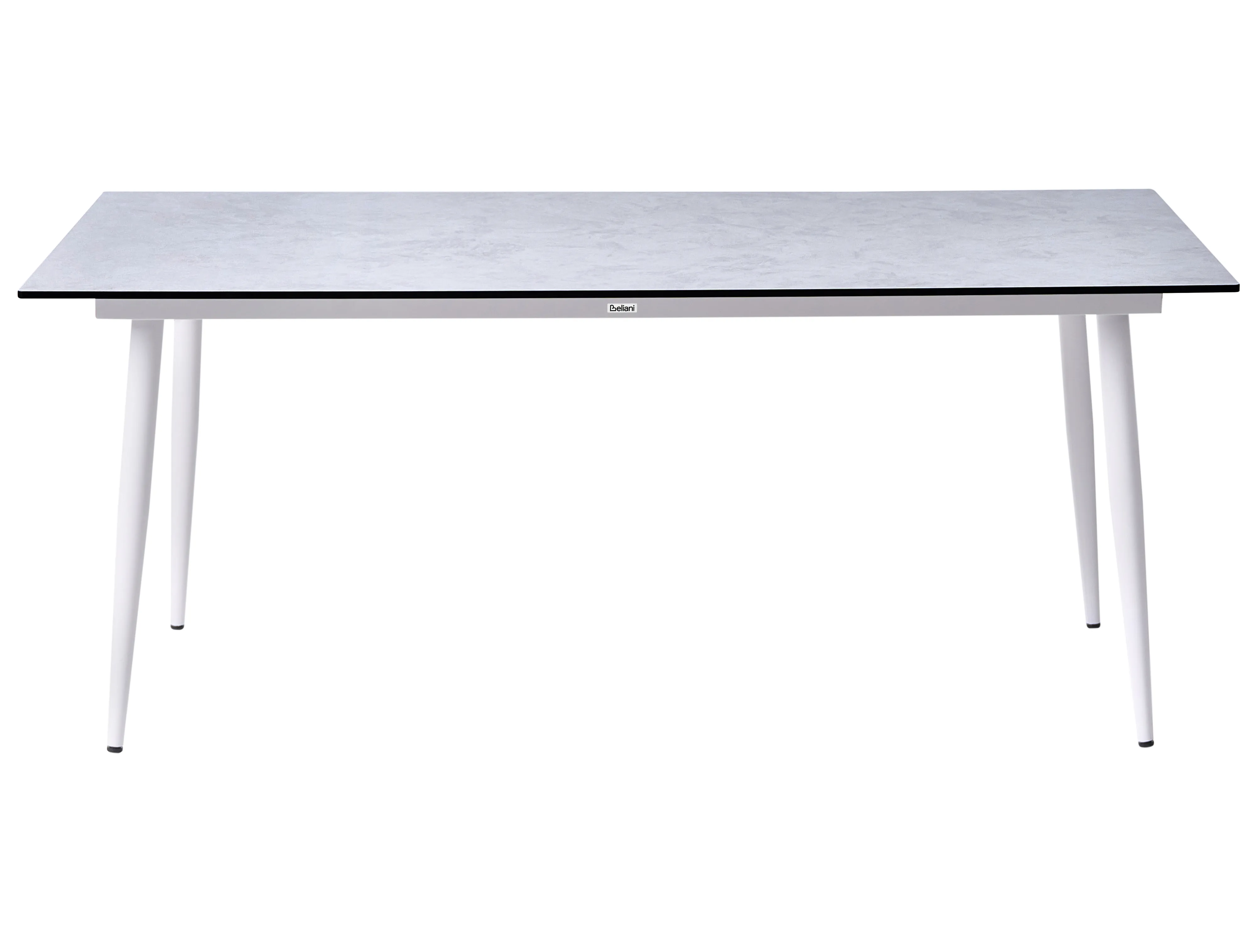 Tuin eettafel TOLENTINO 180 cm 90 cm Steeneffect Lichtgrijs