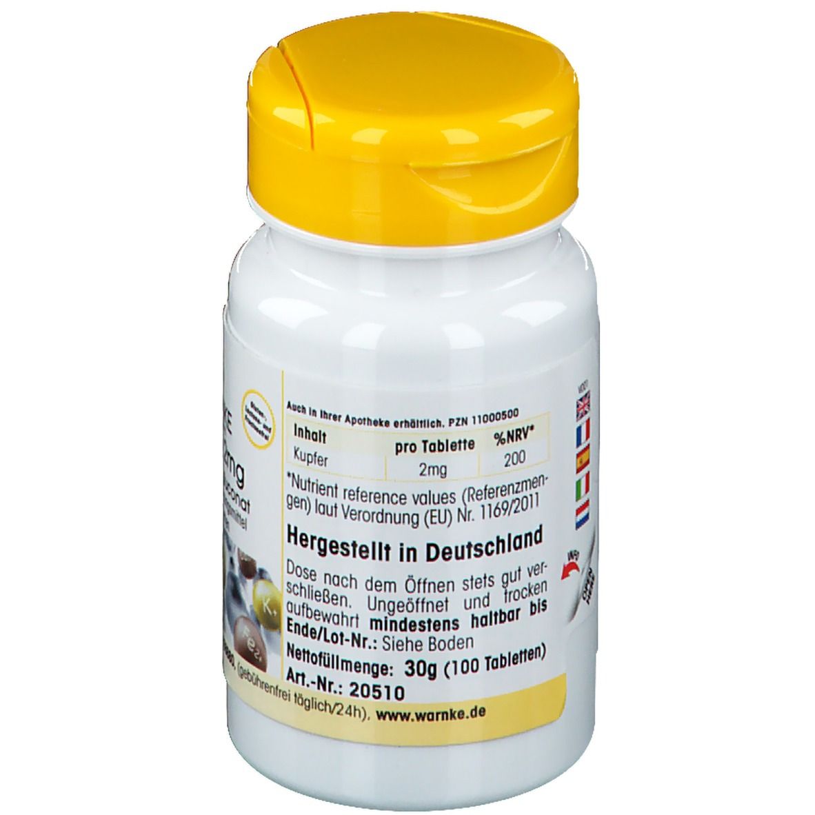 WARNKE Kupfer 2 mg