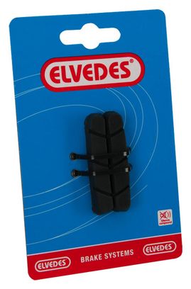 Paire de Cartouches de Patins de Frein Route Elvedes Pads 55mm / pour supports Campagnolo