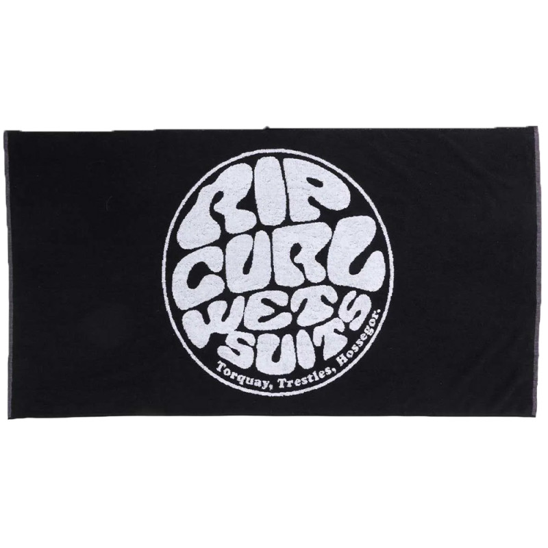 Serviette de plage rip curl logos noir