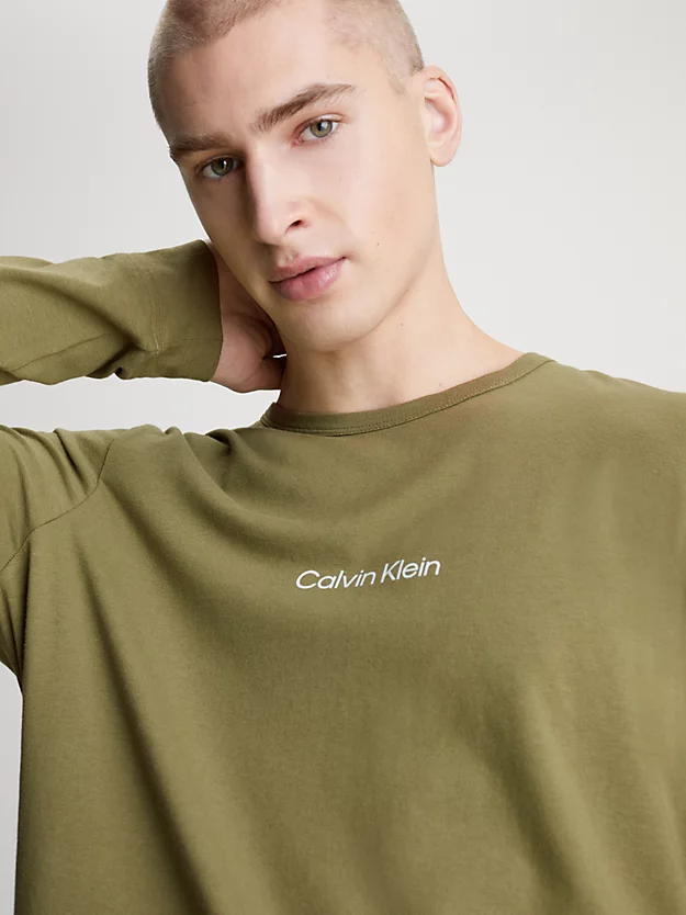 Camiseta de manga comprida para relaxar - Estrutura Moderna