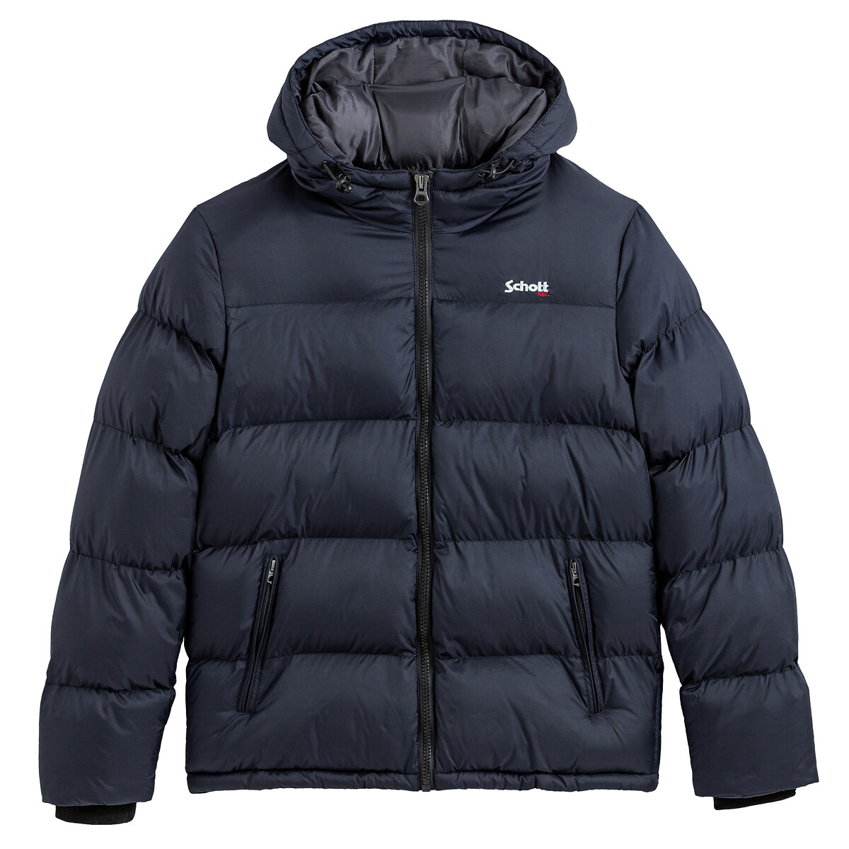 Jaqueta de plumas SCHOTT com zíper e capuz Idaho 2