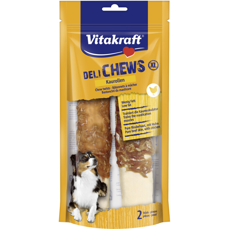 Vitakraft Delicious chews kauwrollen kip