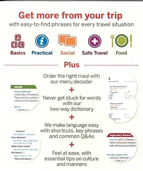 LONELY PLANET - TIBETAN PHRASEBOOK