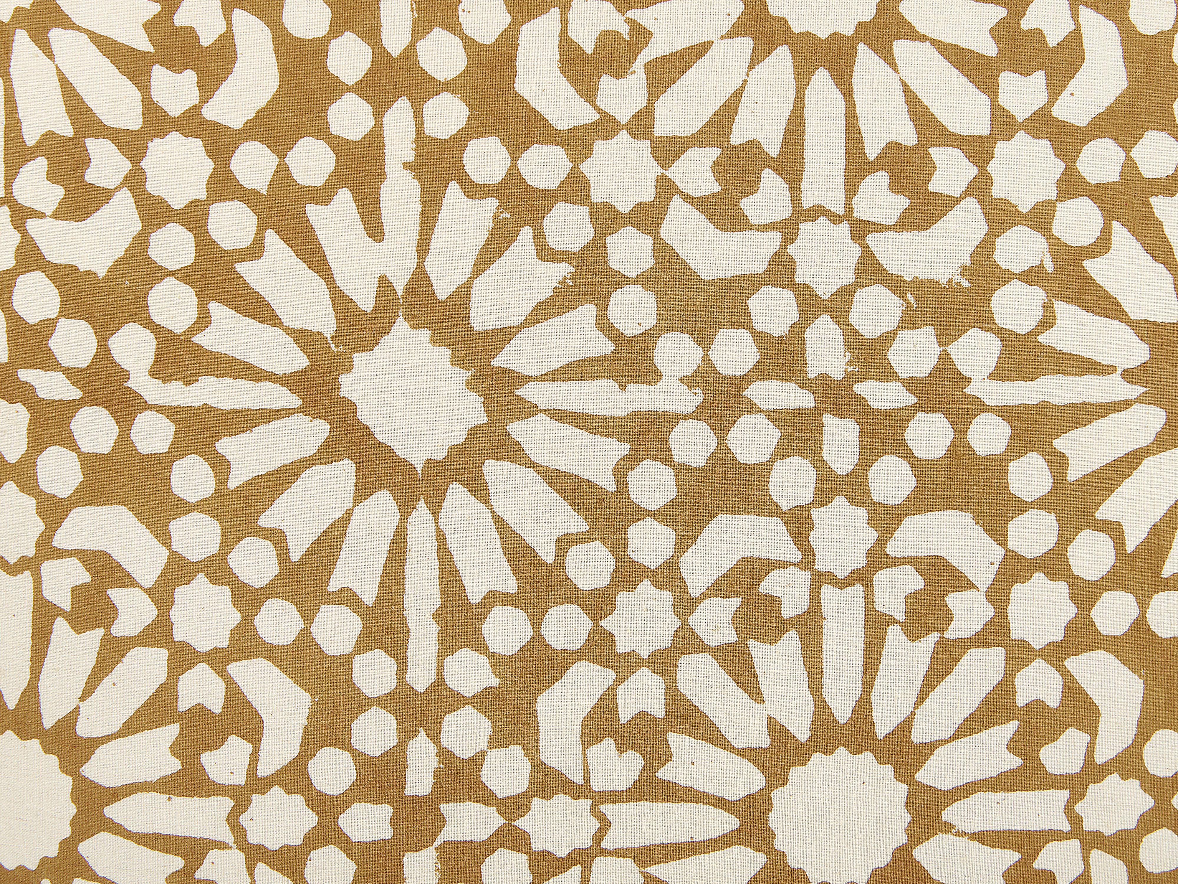 Sierkussen CEIBA Katoen 45 x 45 cm Beige geometrisch patroon