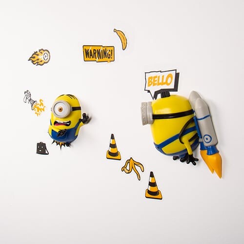 Minions Klistermærker Til Væg - Comics On's