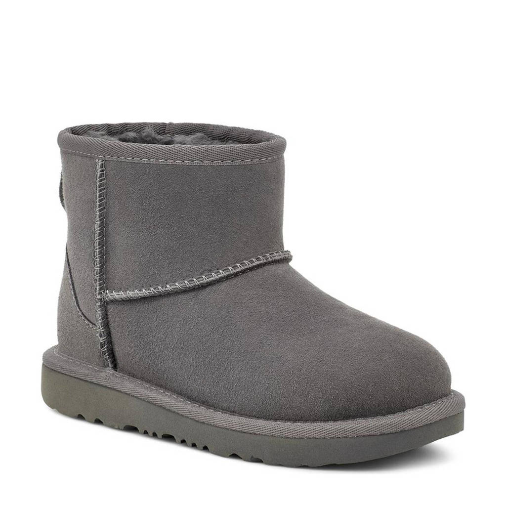 UGG Classic Mini IIsuède enkelboots grijs