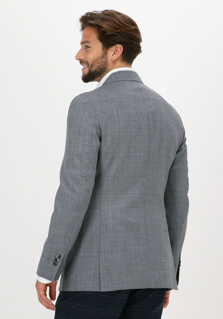 PROFUOMO lichtgrijze profuomo colbert jacket halfmoon