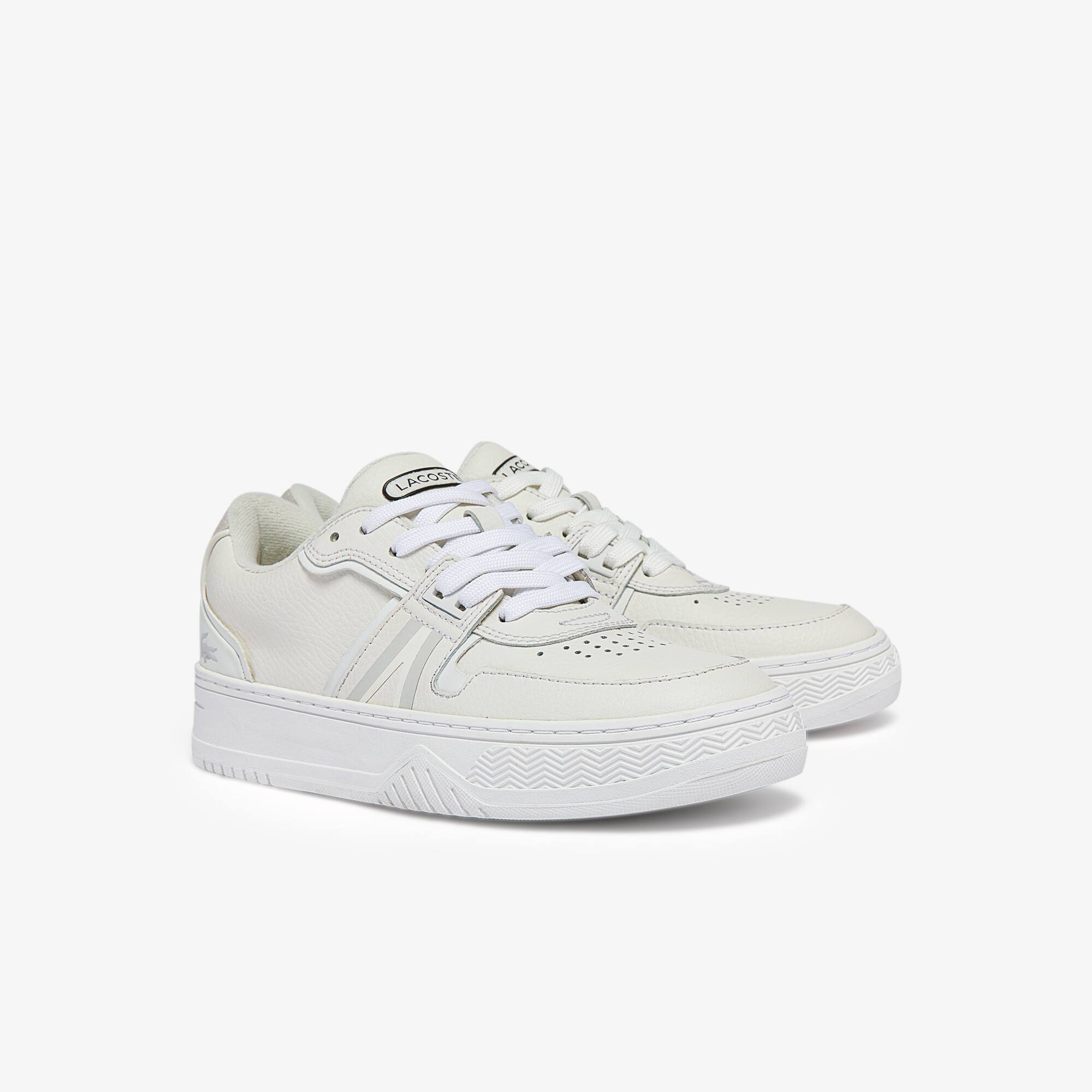 Damen-Sneakers L001 aus Leder Sneakers - Weiss - Lacoste - Damen