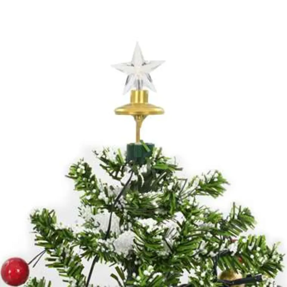 vidaXL - Sneeuwende Kerstboom - Groen - 75 x 60 cm