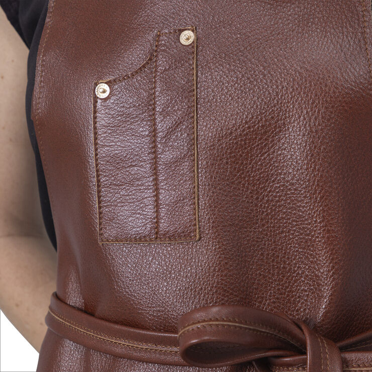 DutchDeluxes Five Pockets Apron, Slim Fit, Full Grain Leather Classic Bro Classic brown