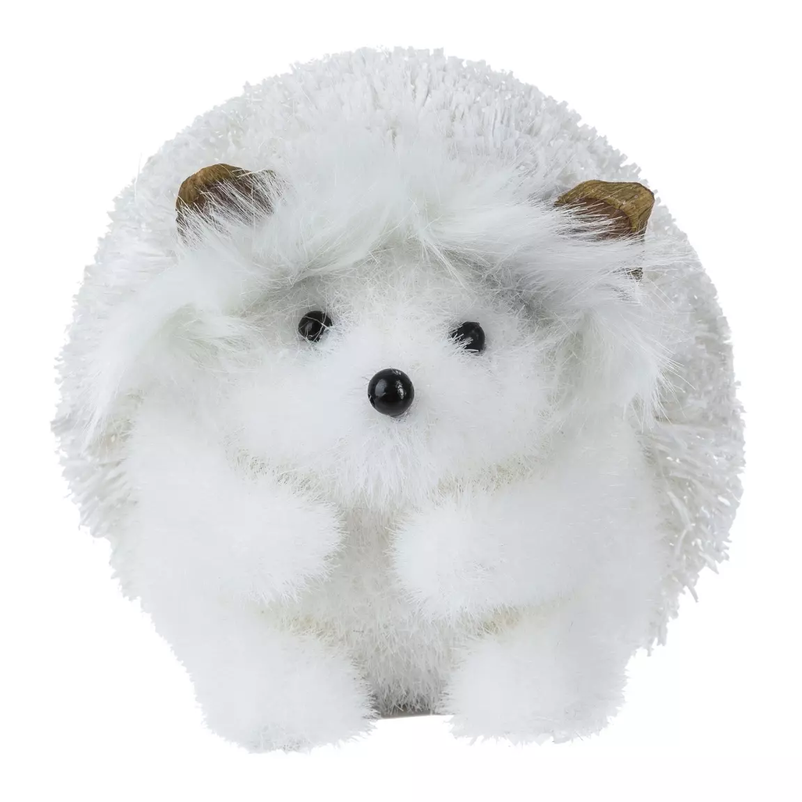 Hérisson de Noël (H13 cm) Floofy Blanc