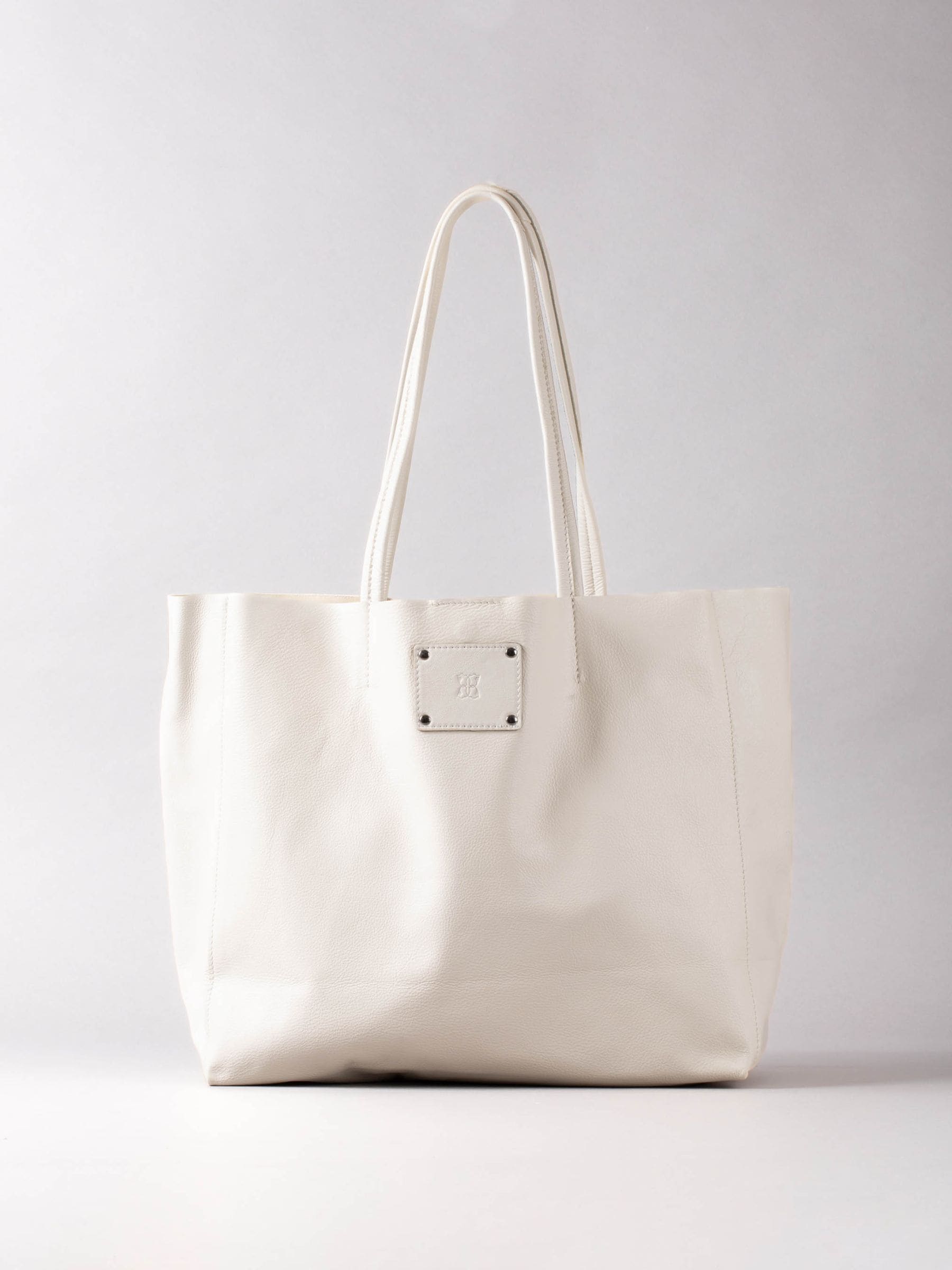 Wit - Lakeland Leather - Geteerd leren tas