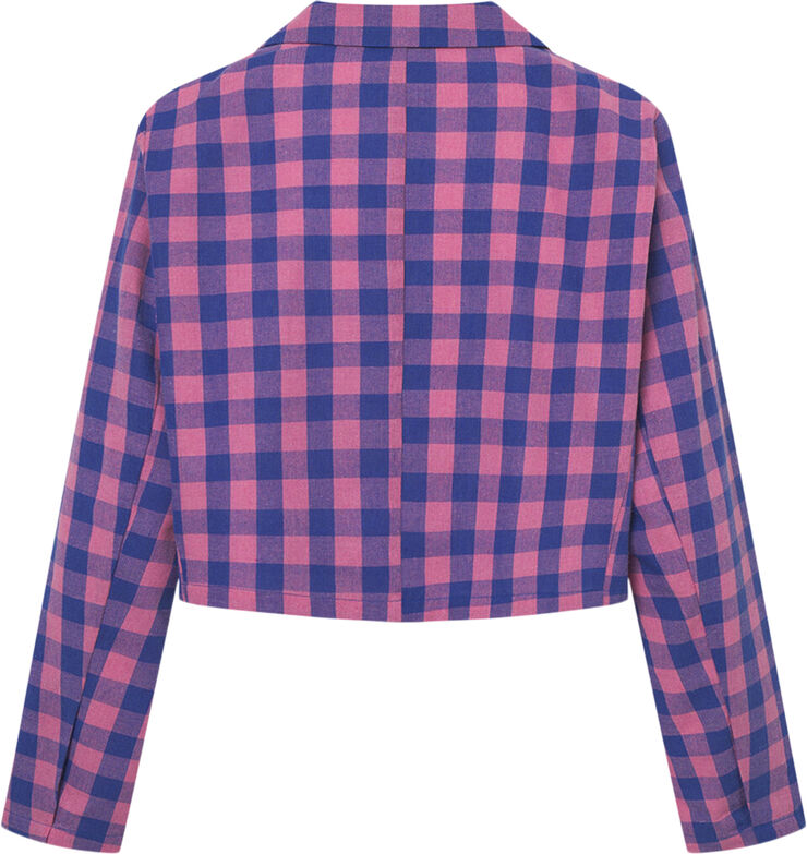 HUNKØN Pamela Jacket Pink checked