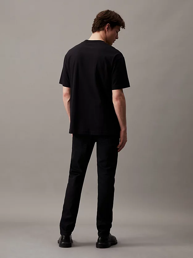 Camiseta de corte folgado com brasão