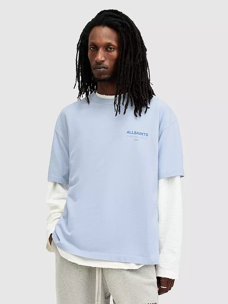 ALLSAINTS T-Shirt ACCESS blau