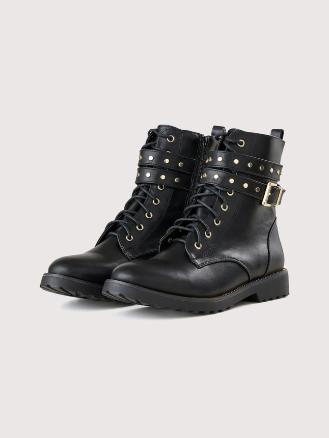 Bottines détail boucles