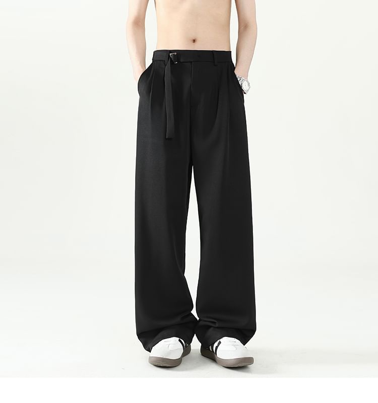 VEAZ - Hoge taille effen wijde broek
