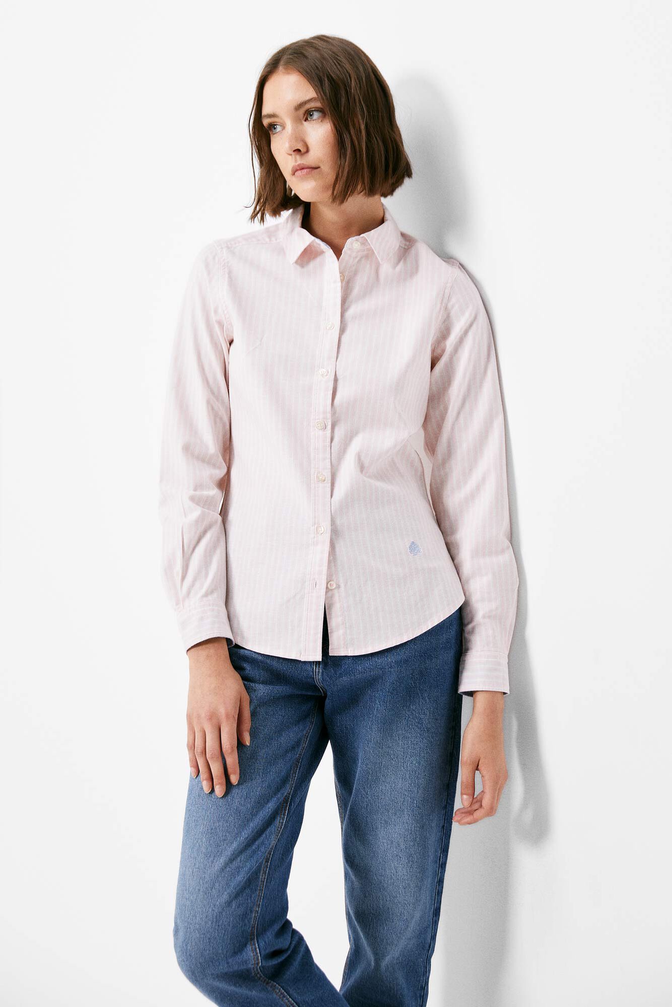 Camisa Oxford de Algodão