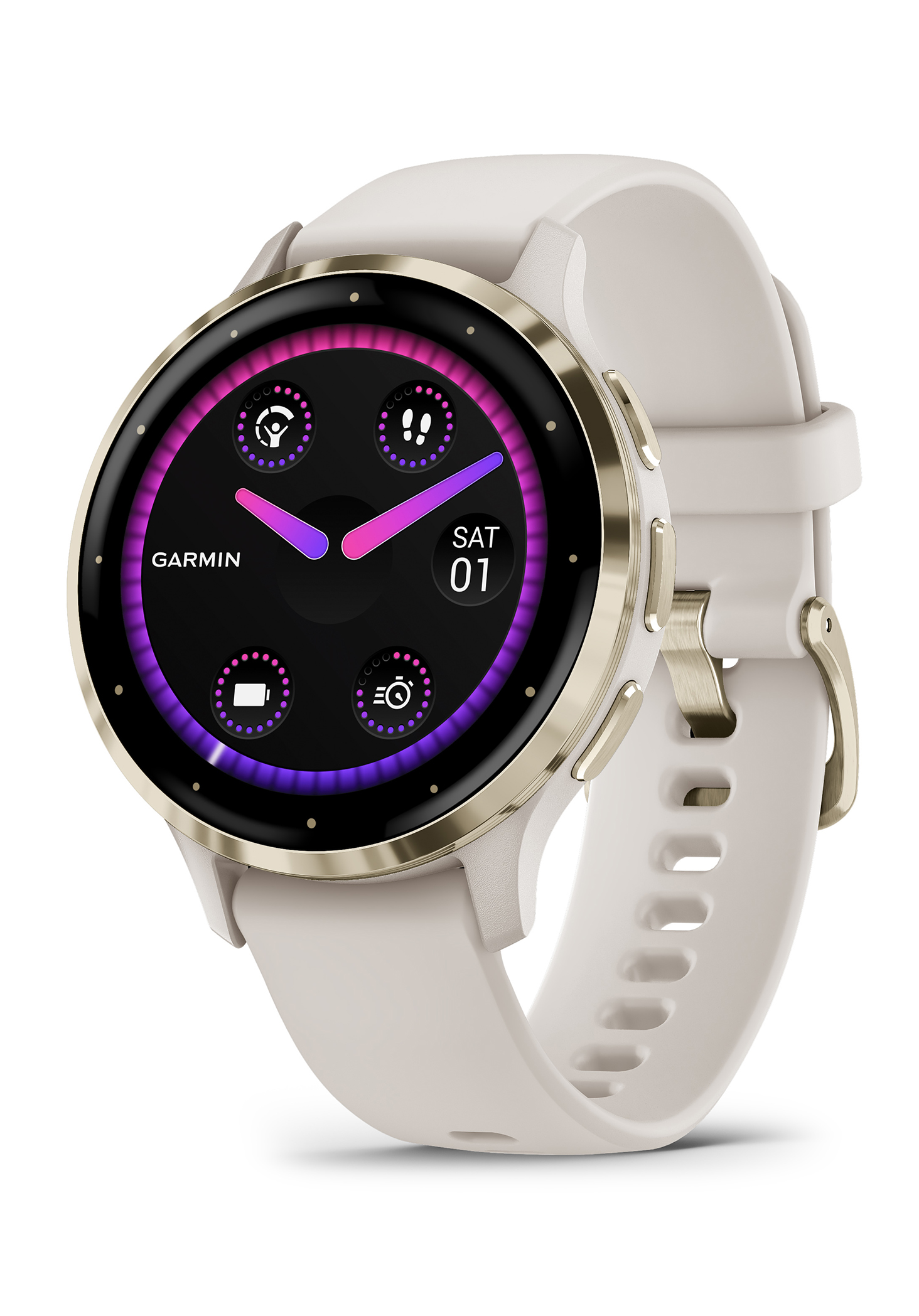Garmin Venu 3S Elfenbein / Softgold 010-02785-04