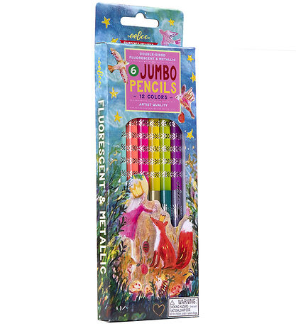 Eeboo Buntstifte - 6 st. - Jumbo - King Fox