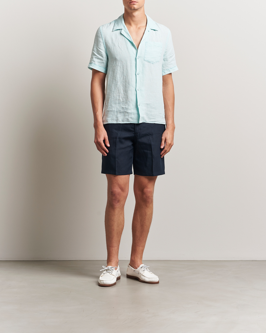 Vilebrequin Charli Resort Short Sleeve Shirt Pacific