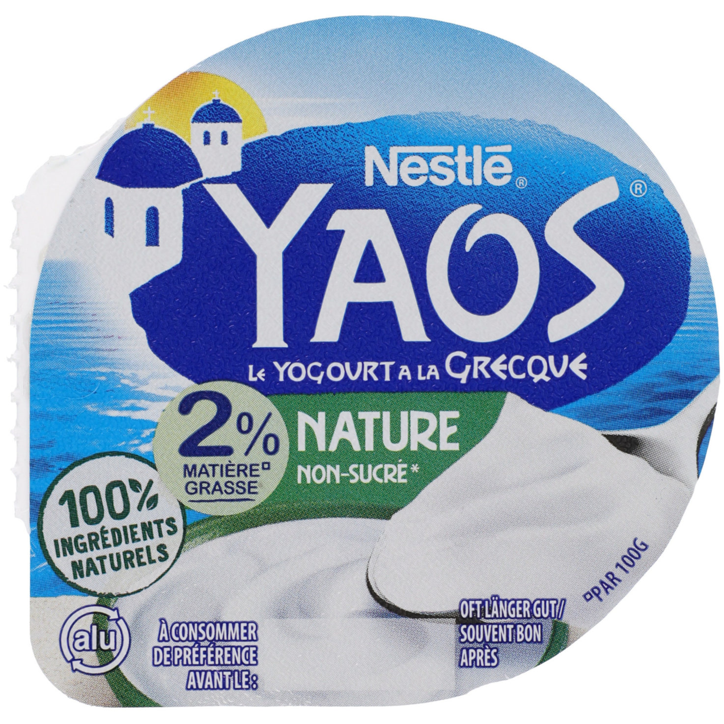 Yaos Joghurt Nature nach Griechischer Art, ungesüsst 2x150g