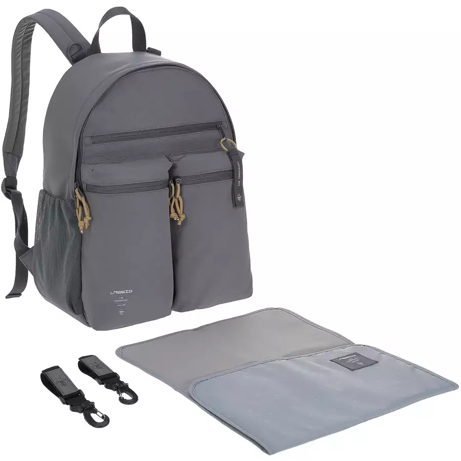 LÄSSIG Wickelrucksack Urban Backpack anthracite