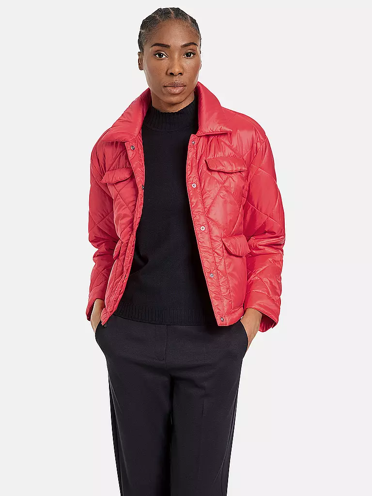 GERRY WEBER Leichtsteppjacke rot