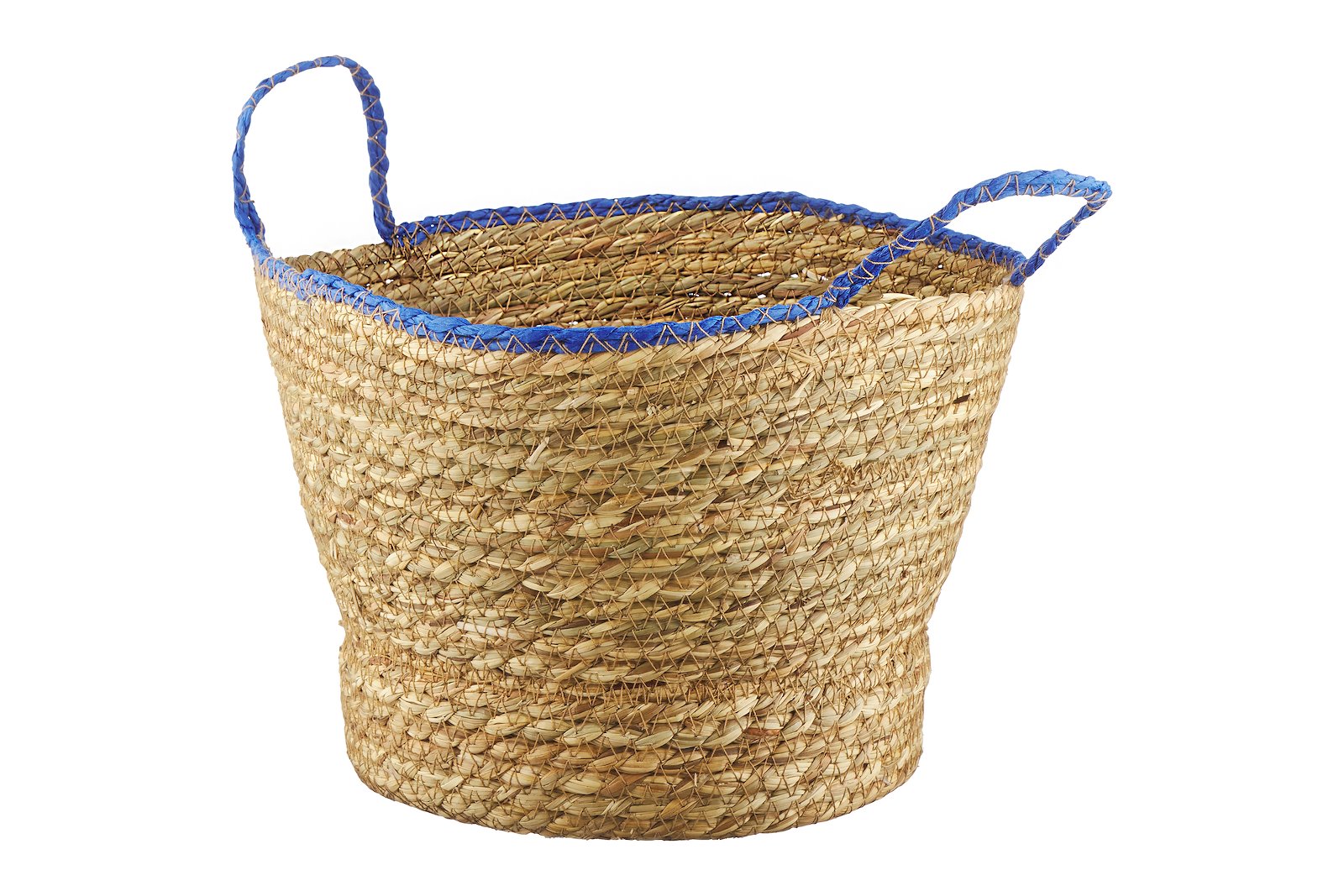 Freya kurv Natur og blå Ø24 cm
