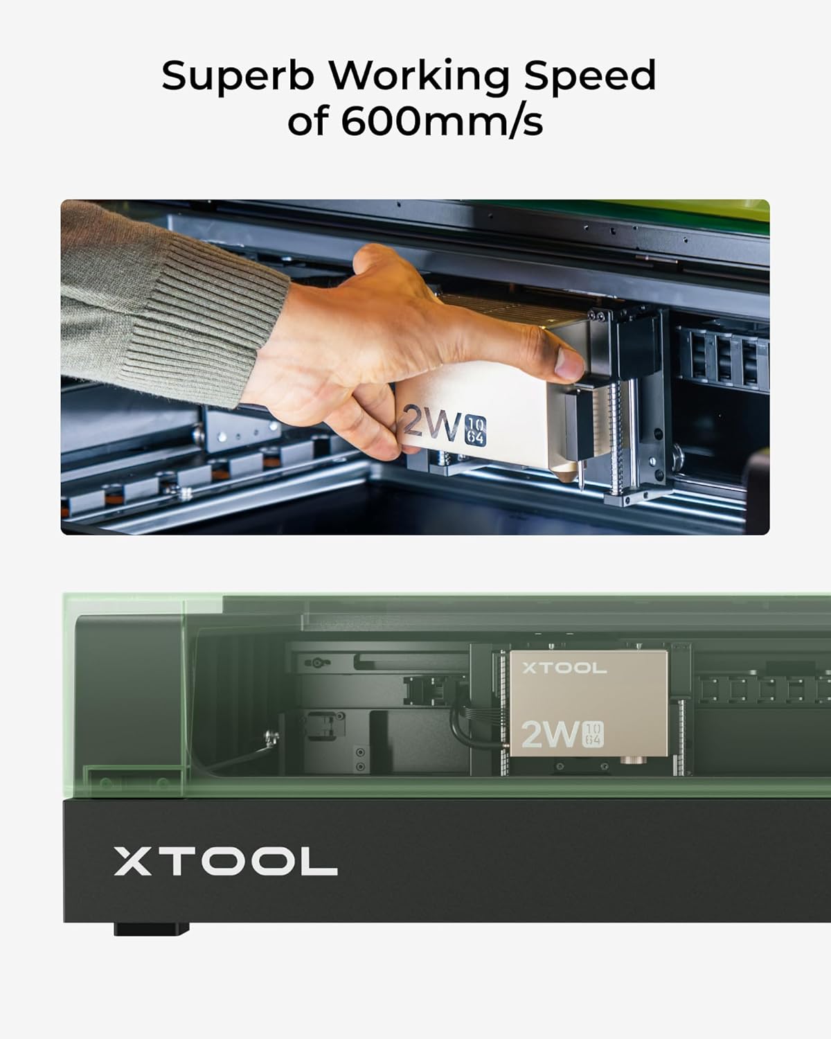 xTool S1 40W deluxe kit and 1064nm Module,