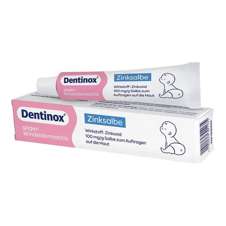 Dentinox Zinksalbe gegen Windeldermatitis, 45 g